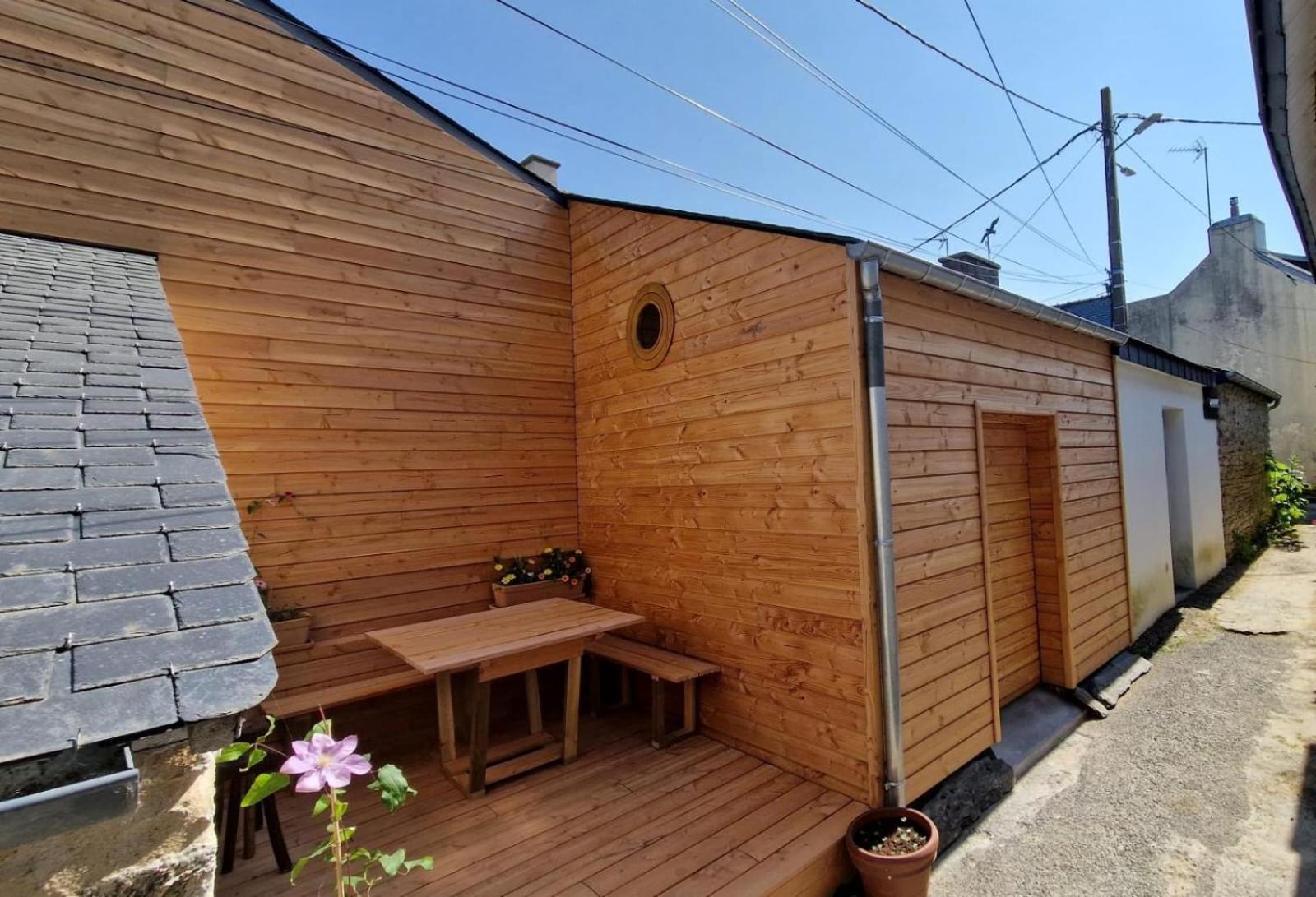 Le Gite Des Algues Sene Exterior foto