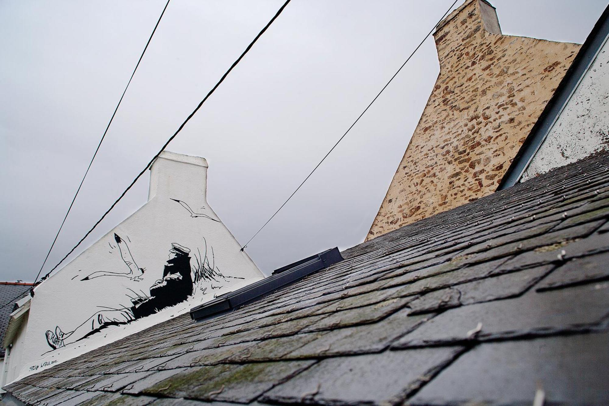 Le Gite Des Algues Sene Exterior foto